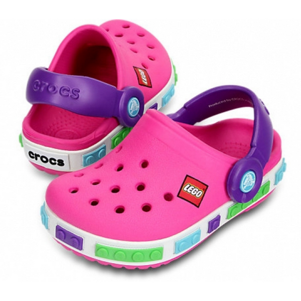 Сабо Crocs LEGO Kids' Clog Fuchsia 25-26р (C8/C9) 15,3-16,1см 1589452937 фото