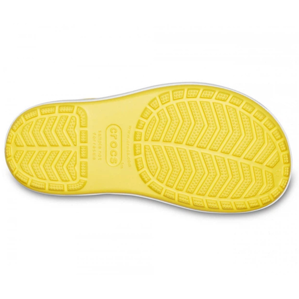 Детские резиновые сапоги Crocs Crocband Rain Boot kids Yellow/Navy 29р (C12) 17,5-18,3см 842-26 фото