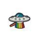 JIBBITZ UFO Инопланетная тарелка (НЛО радуга) № 1058 JIB1058 фото 1