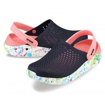 Сабо Crocs Literide Clog Кляксы Navy/Melon 36р (M4/W6) 22,5&ndash;23см WOWS-D110 фото