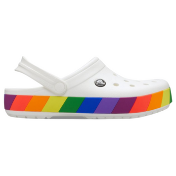 Сабо Crocs Crocband Clog Rainbow Block White 36р (M4/W6) 22,5&ndash;23см 1592734989 фото