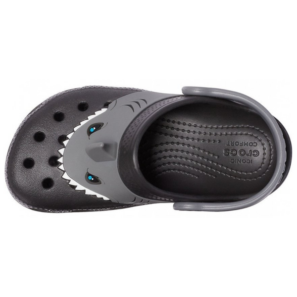 Сабо Crocs Fun Lab I AM Shark Kids' Clog Black 24р (C7) 13,2-14,0см 1620214316 фото