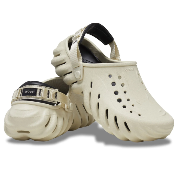 Сабо Crocs Echo Clog Bone/Black 45р (M12/W14) 29,2&ndash;29,7см 849-42 фото