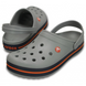 Сабо Crocs Crocband Clog Light Grey/Navy 36р (M4/W6) 22,5&ndash;23см 1592734989 фото 6