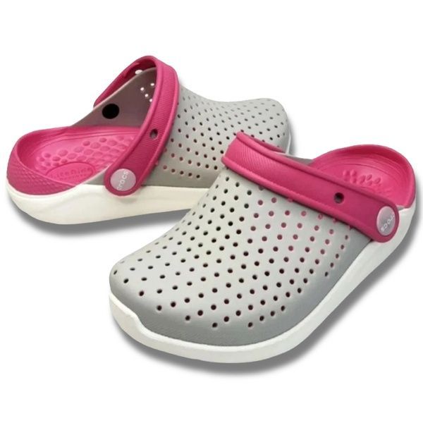 Дитячі Сабо Crocs Literide Kids Clog Pearl/White 28р (C11) 16,7-17,4см 661-26 фото
