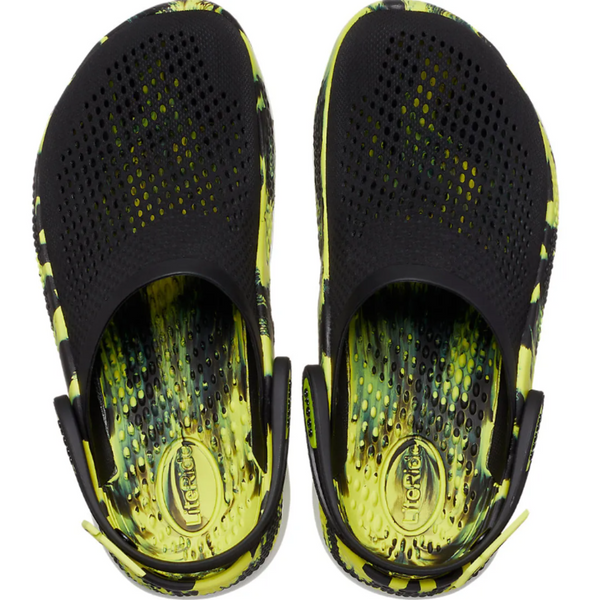 Сабо Crocs LiteRide 360 Marbled Clog Black/Citrus 36р (M4/W6) 22,5&ndash;23см 1649748866 фото