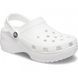 Сабо на високій платформі Crocs Classic Platform Clog White 36р (M4/W6) 22,5&ndash;23см 1008-42 фото 3