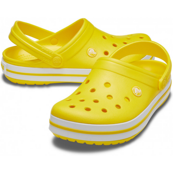 Сабо Crocs Crocband Clog Lemon/White 36р (M4/W6) 22,5&ndash;23см 1592734989 фото
