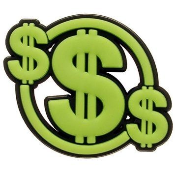 Jibbitz Dollar Sign | Джибітс Знак долара №258 258 фото