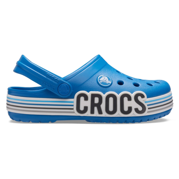 Сабо Crocs Crocband Kids Clog Logo Stripe Blue 28р (C11) 16,7-17,4см 670-26 фото