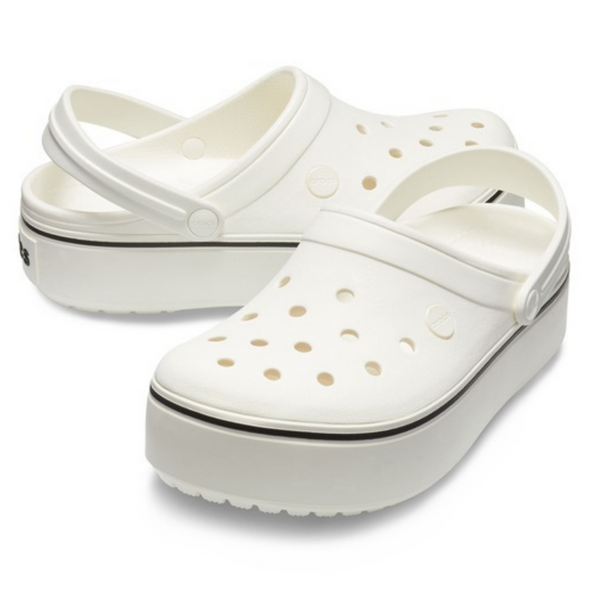 Сабо Crocs Crocband Platform Clog White 36р (M4/W6) 22,5&ndash;23см 1589454526 фото