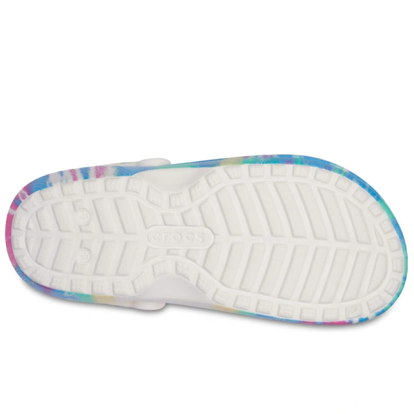 Дитячі зимові крокси Crocs Classic Kids Lined Tie Dye Clog Blue/Multi 34р (J3) 20,9-21,7см 834-26 фото
