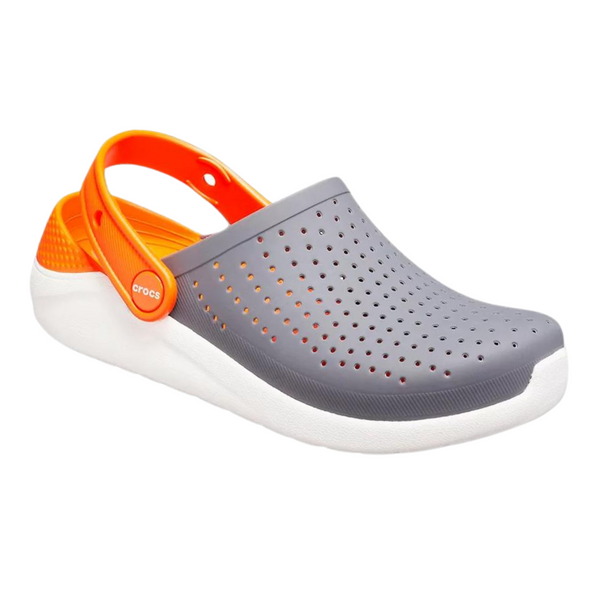Сабо Crocs LiteRide Kids' Clog Bright Charcoal/White 27р (C10) 15,8-16,6см 1589451791 фото