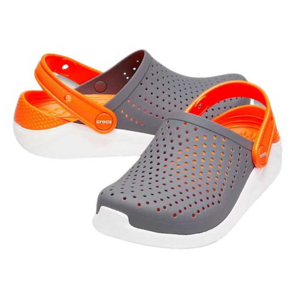 Сабо Crocs LiteRide Kids' Clog Bright Charcoal/White 27р (C10) 15,8-16,6см 1589451791 фото