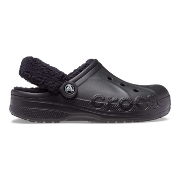 Зимові утеплені сабо Crocs Baya Lined Fuzz-Strap Clogs Black/Black 36р (M4/W6) 22,5&ndash;23см 206633-4HE фото