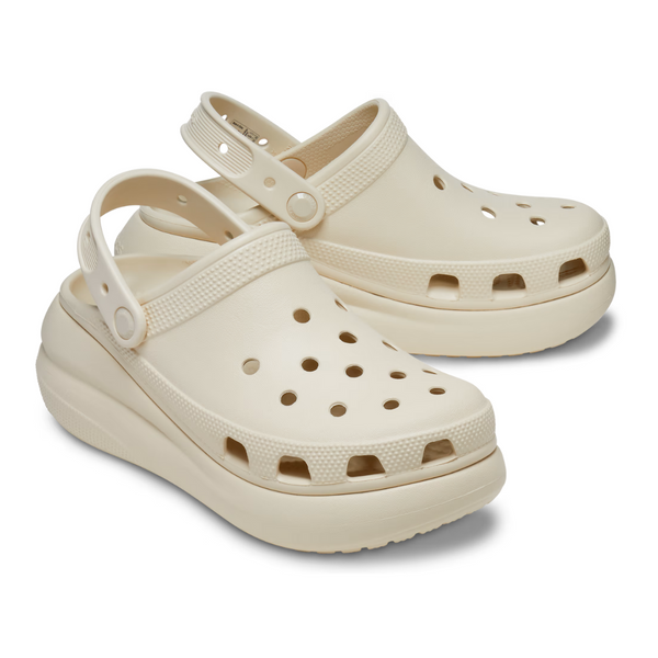 Сабо на високій платформі Crocs Classic Crush Clog Bone 36р (M4/W6) 22,5&ndash;23см 1667554286 фото