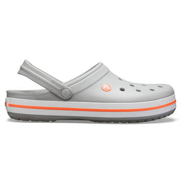 Сабо Crocs Crocband Clog Light Grey/Bright Coral 36р (M4/W6) 22,5&ndash;23см 1592734989 фото