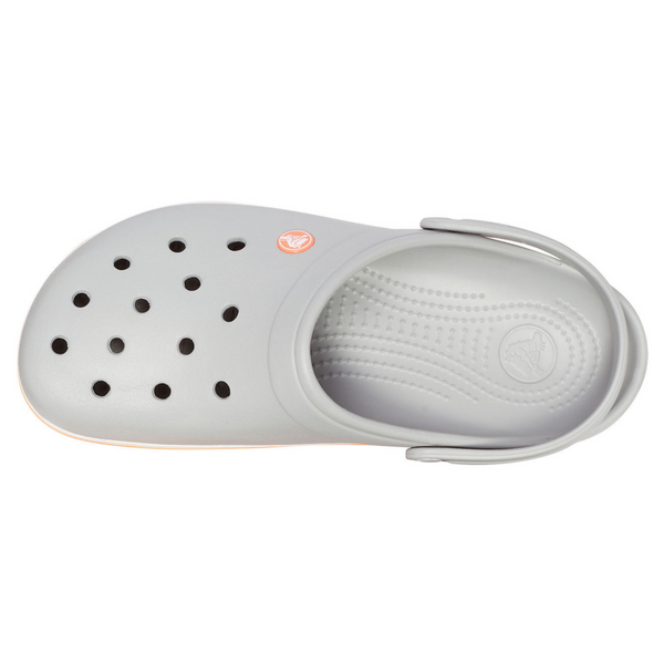 Сабо Crocs Crocband Clog Light Grey/Bright Coral 36р (M4/W6) 22,5&ndash;23см 1592734989 фото