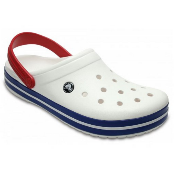 Сабо Crocs Crocband Clog White/Blue 36р (M4/W6) 22,5&ndash;23см 1592734989 фото