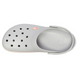 Сабо Crocs Crocband Clog Light Grey/Bright Coral 36р (M4/W6) 22,5&ndash;23см 1592734989 фото 3