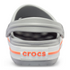 Сабо Crocs Crocband Clog Light Grey/Bright Coral 36р (M4/W6) 22,5&ndash;23см 1592734989 фото 5
