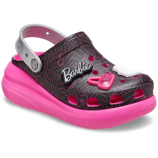 Сабо на высокой платформе Crocs Classic Crush Clog Barbie Black 37р (M5/W7) 23,2&ndash;24см 786-42 фото