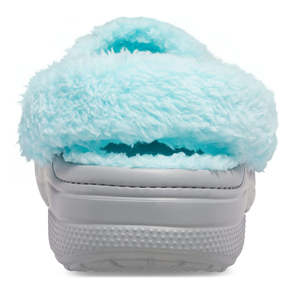 Зимние утепленные сабо Crocs Baya Lined Fuzz-Strap Clogs Grey/Ice blue 36р (M4/W6) 22,5&ndash;23см 206633-4HE фото