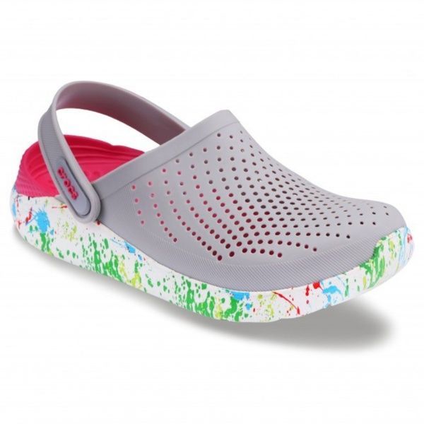 Сабо Crocs LiteRide Clog Клякси Pearl/White 36р (M4/W6) 22,5&ndash;23см WOWS-D110 фото