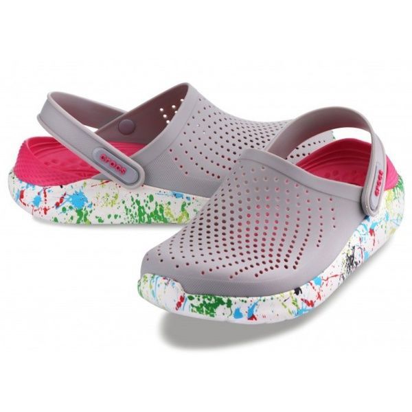 Сабо Crocs LiteRide Clog Клякси Pearl/White 36р (M4/W6) 22,5&ndash;23см WOWS-D110 фото