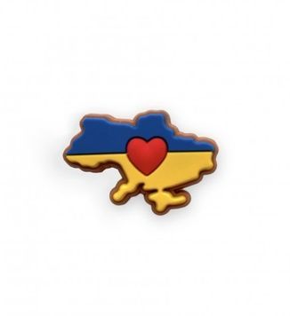 JIBBITZ Джибитсы патриотические Серцде Украины № 503 1666789282 фото